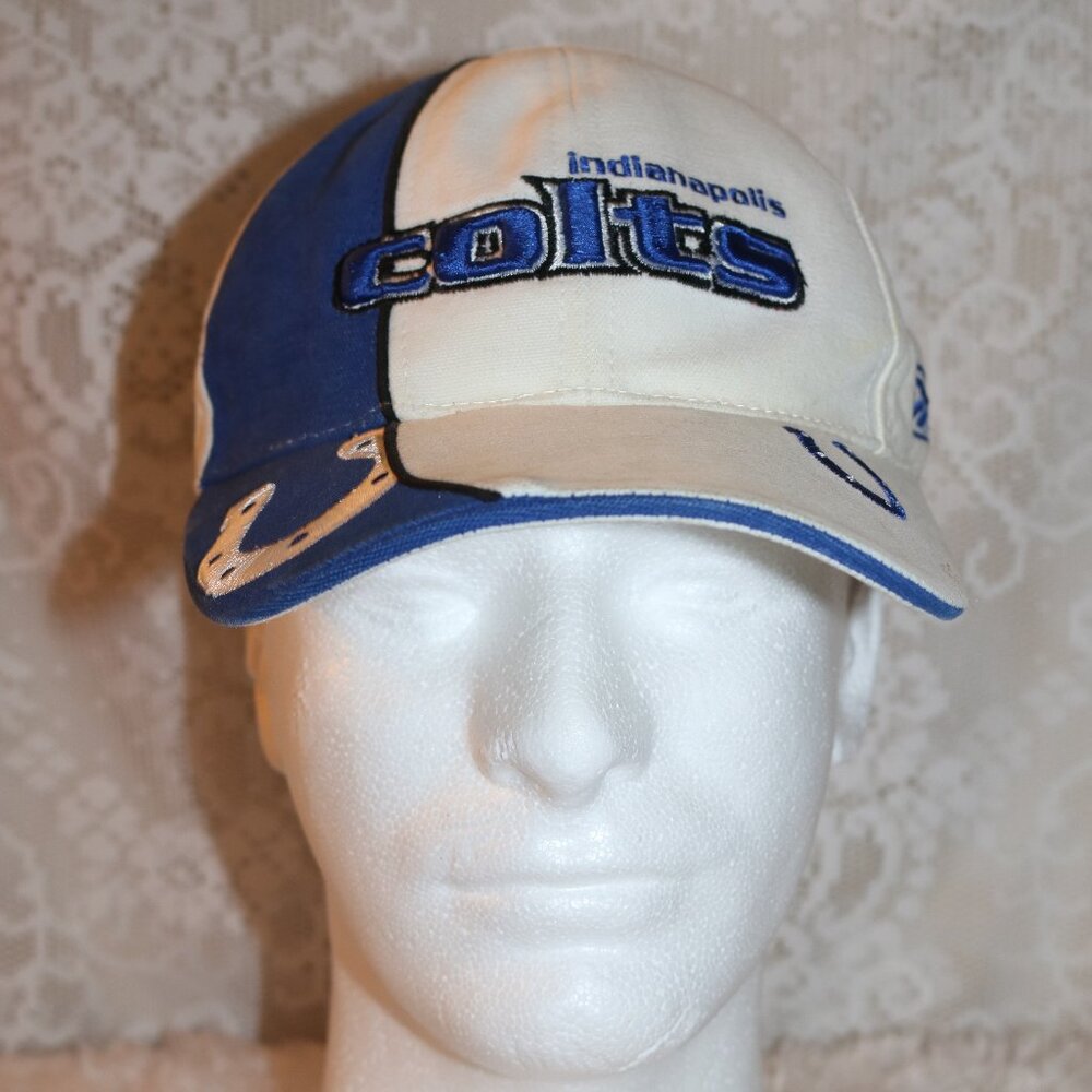 NFL Colts ball cap size OSFA adjustable hook & loop has been washed